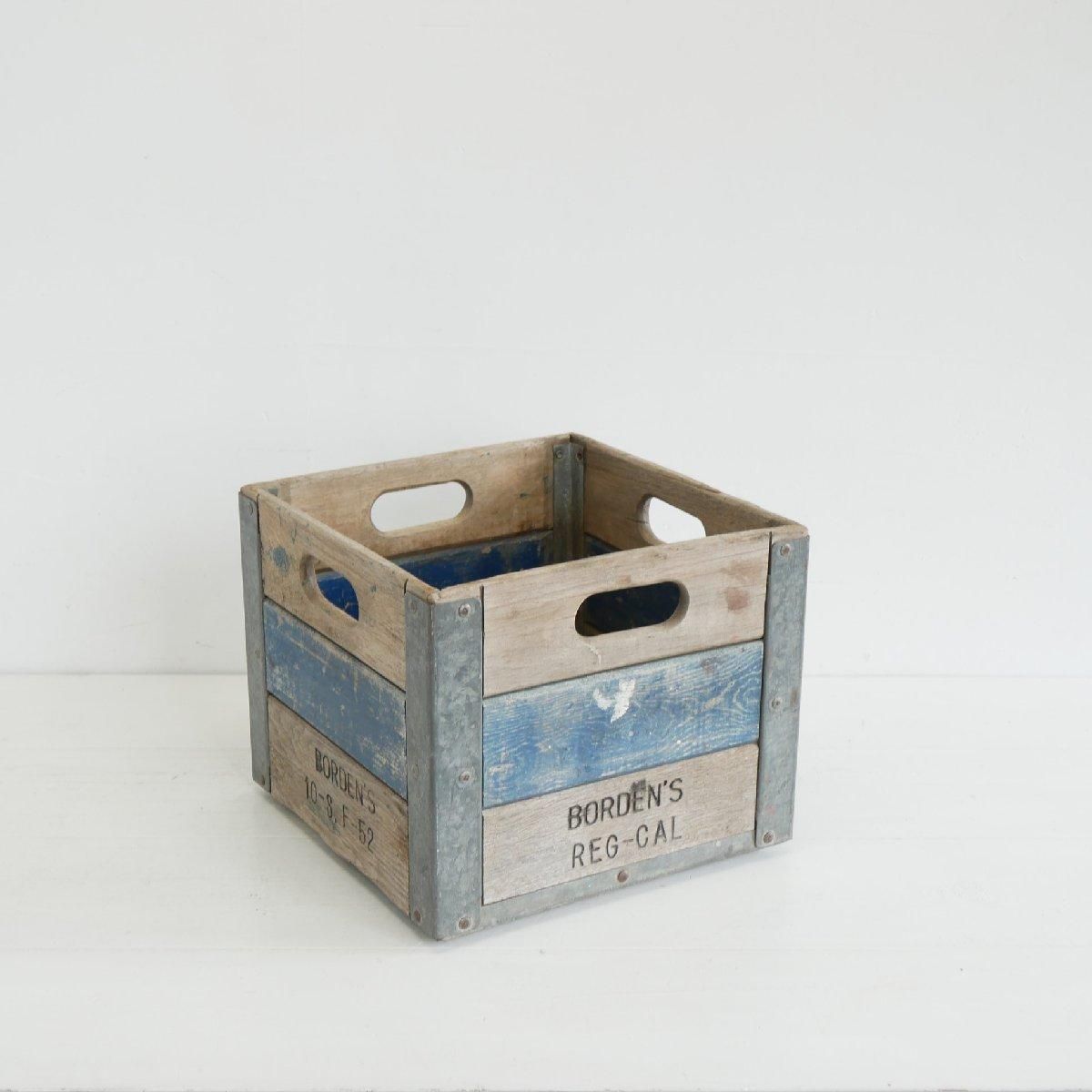 50's ミルククレート 木箱 -通販-ローズボールアンティークス