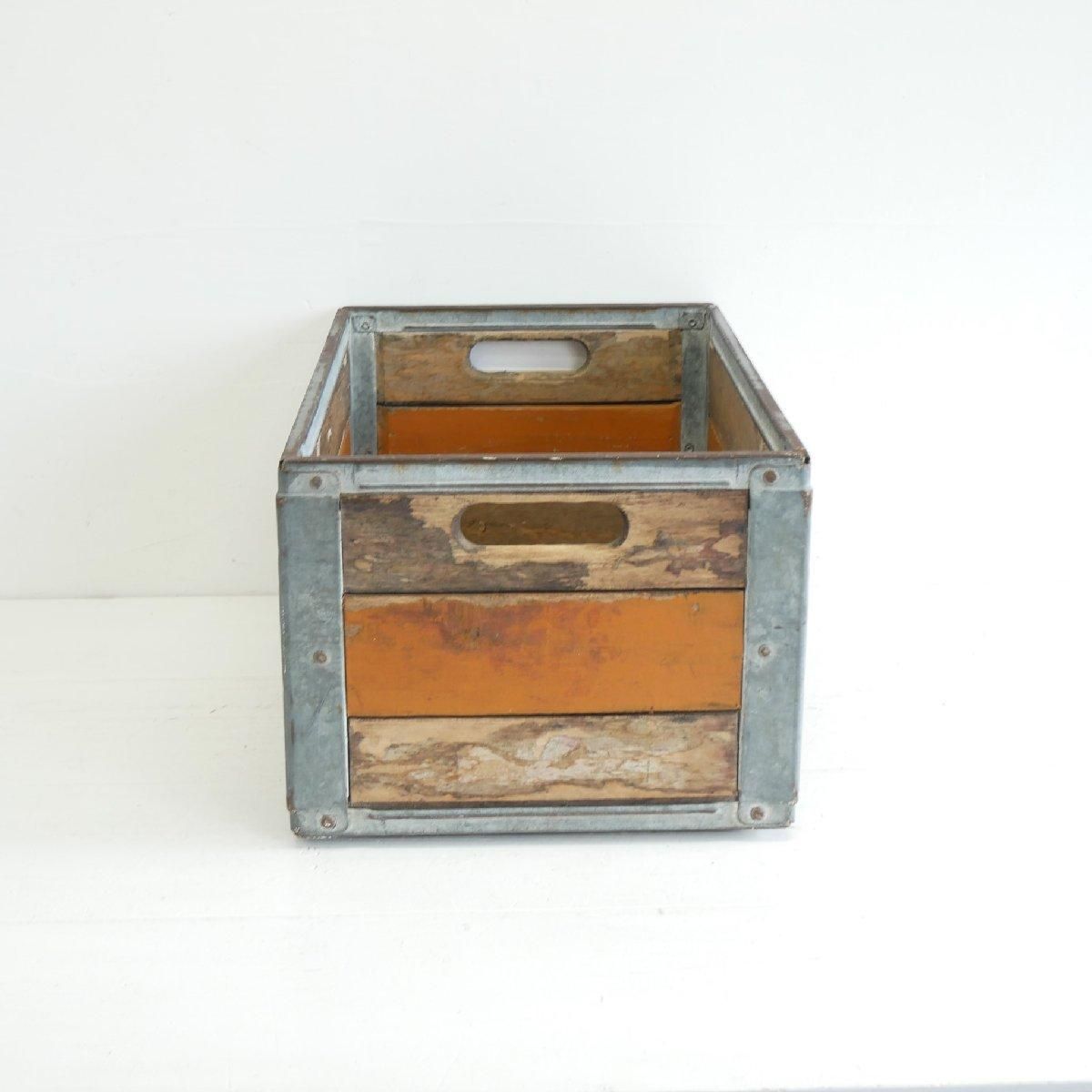 60's ヴィンテージ ミルククレート 木箱 -通販-ローズボールアンティークス