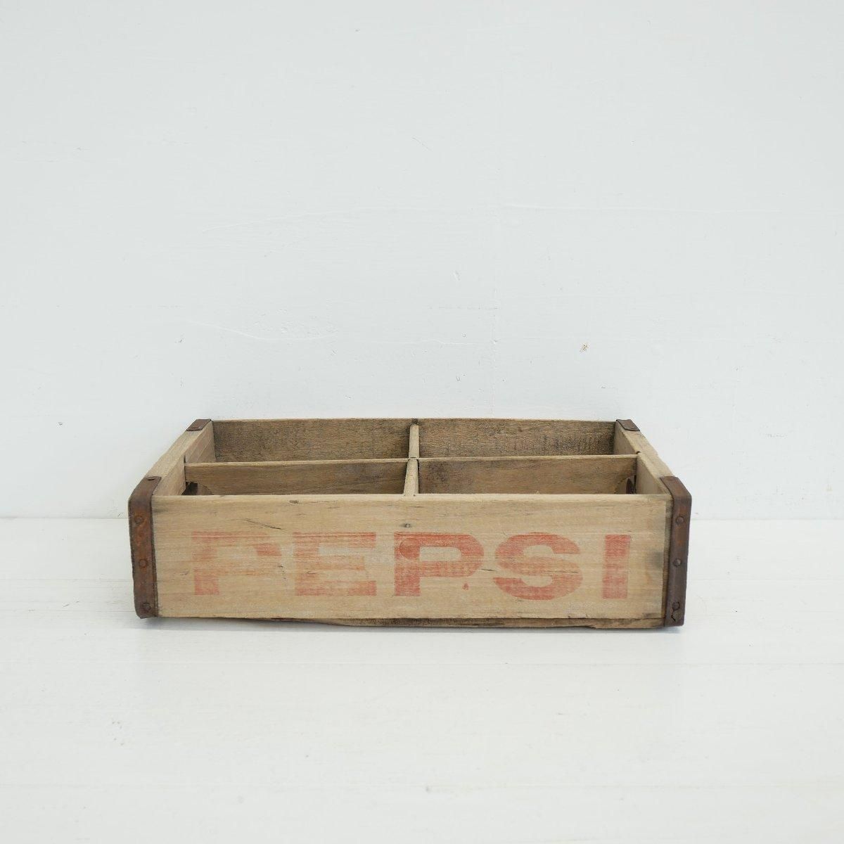 PEPSI COLA ヴィンテージ 木箱 -通販-ローズボールアンティークス