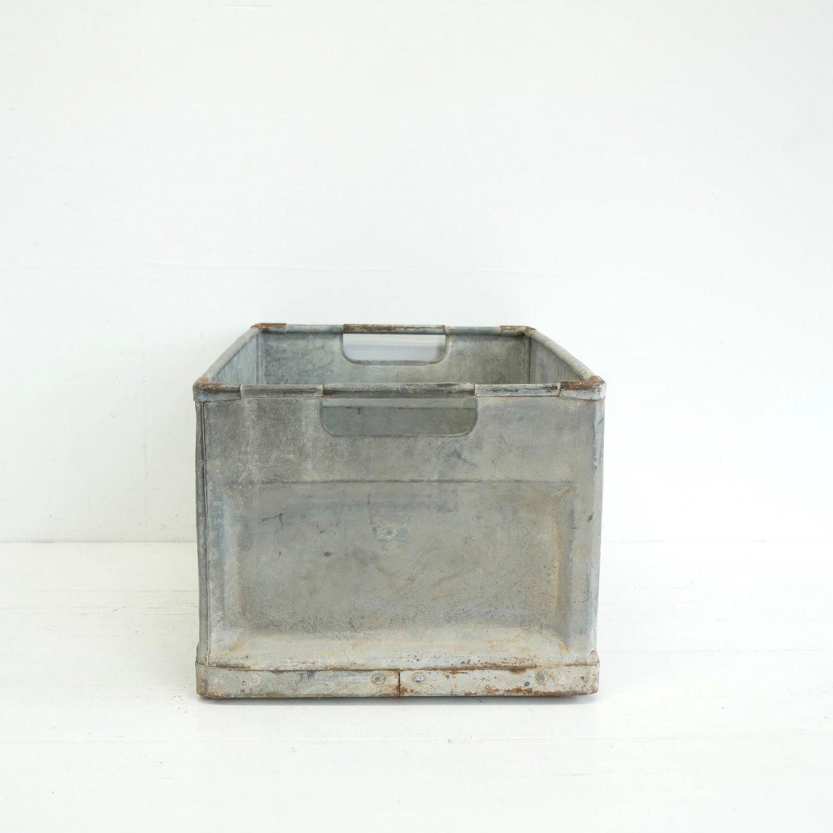 ヴィンテージ　籠 50s ヴィンテージ メタルボックス 鉄カゴ -通販-ローズボール