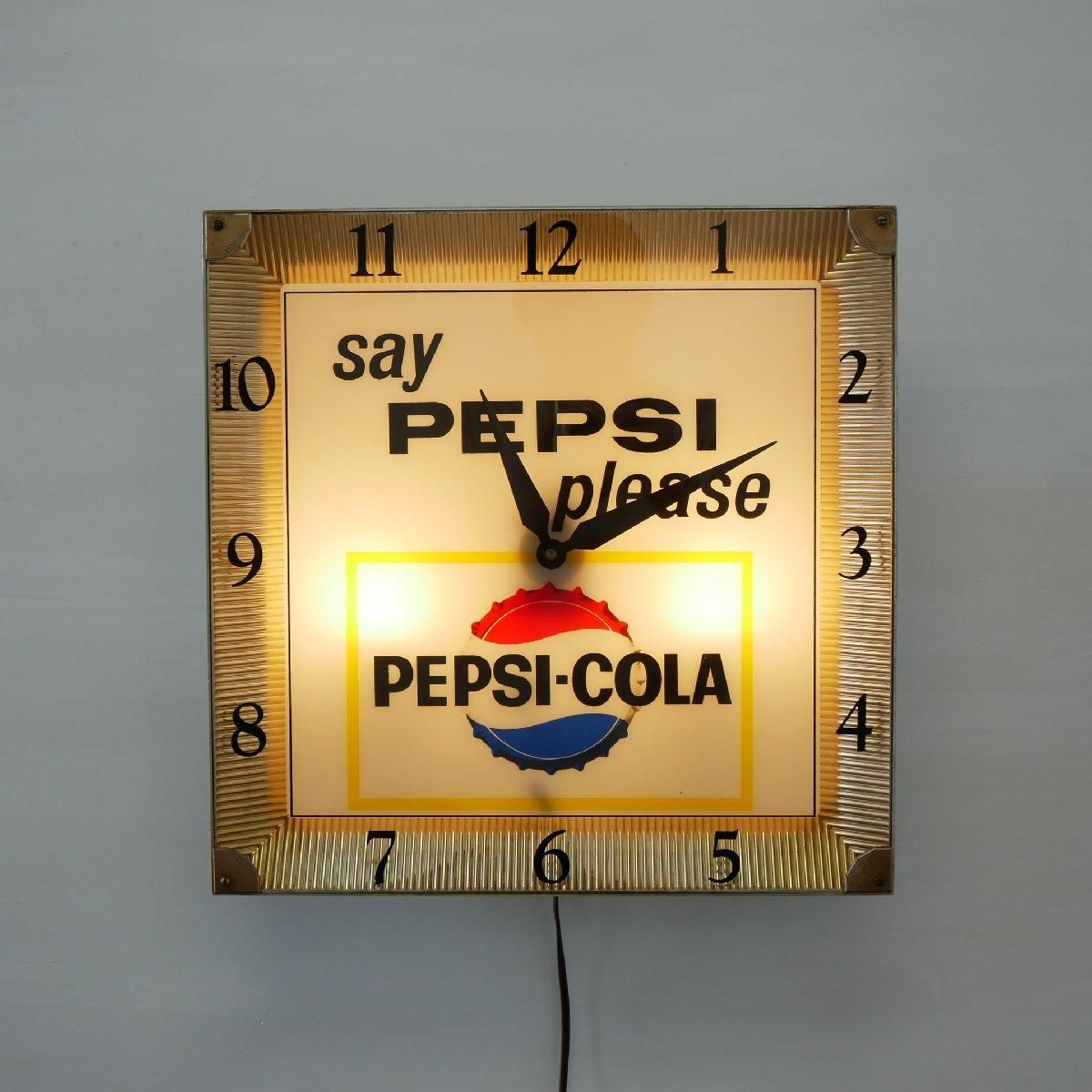 60s ペプシコーラ クロック 壁掛け時計 -通販-ローズボール