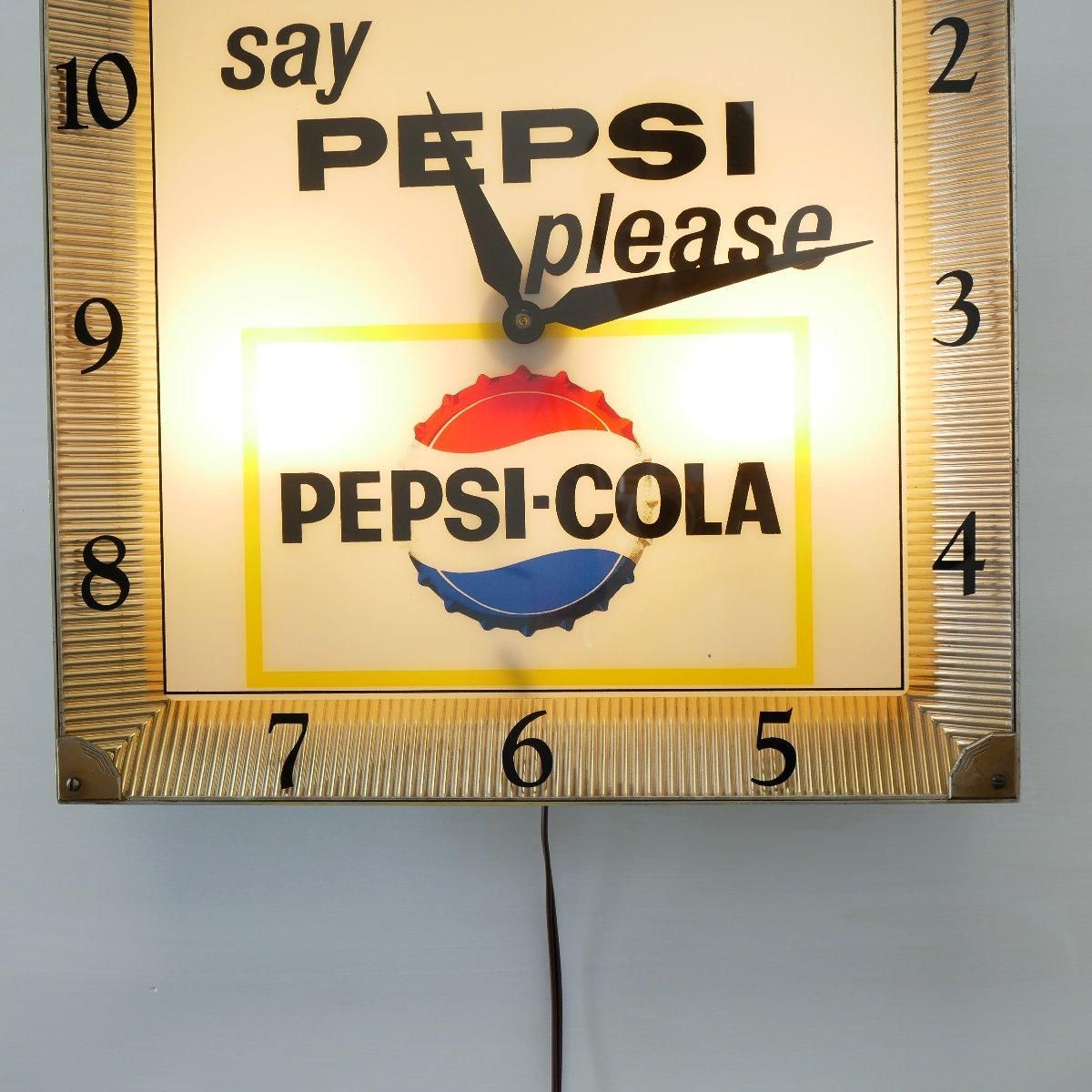 60s ペプシコーラ クロック 壁掛け時計 -通販-ローズボール 60s ペプシコーラ クロック 壁掛け時計 -通販-ローズボール