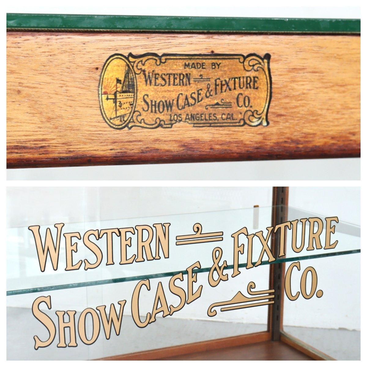 アメリカヴィンテージ ガラスケース 絵付け 花柄 アメリカ ヴィンテージ ガラスのふた付 木製ショーケース コルク