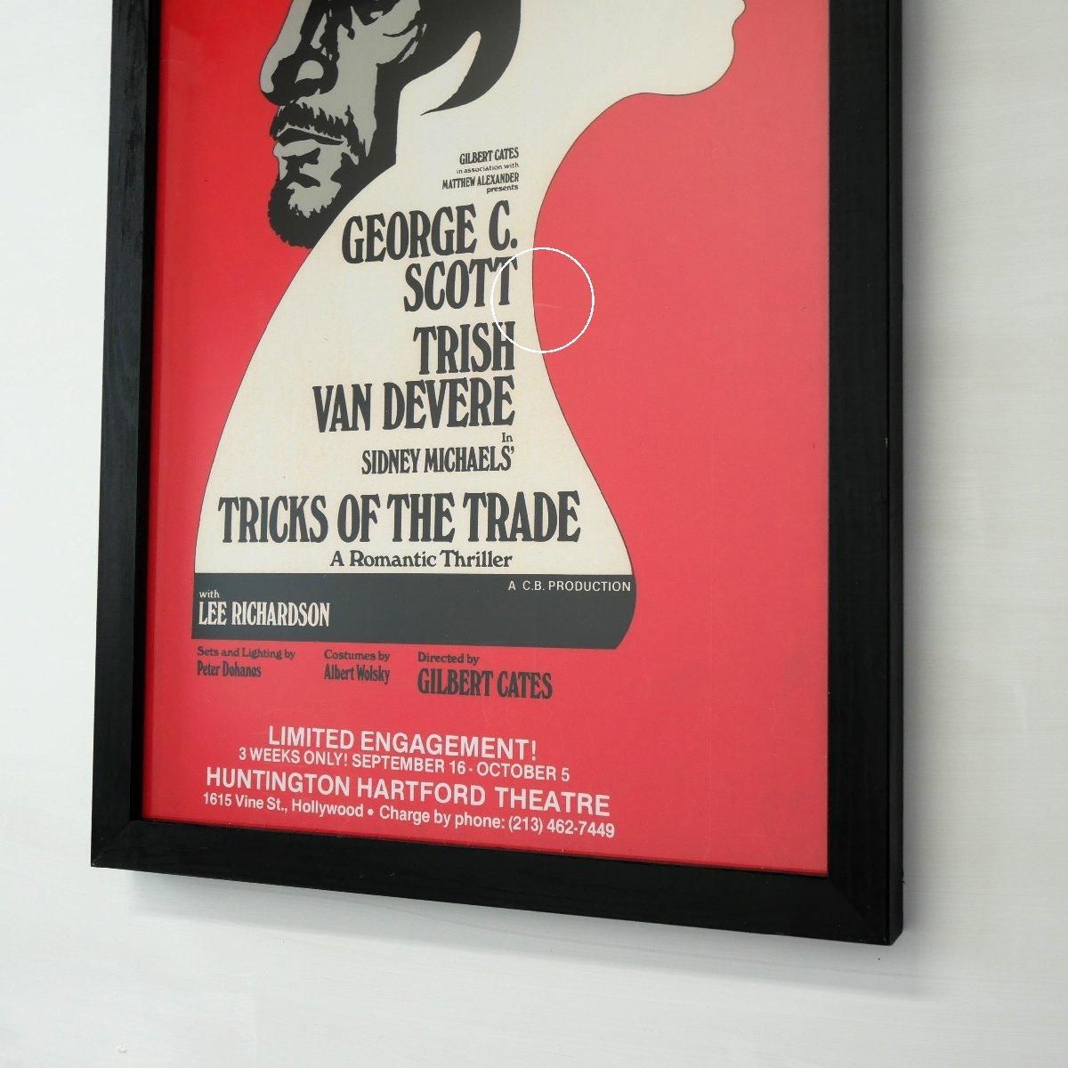 70s ブロードウェイ 演劇ポスター 額装 -通販-ローズボールアンティークス