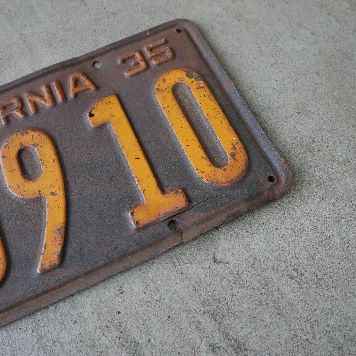 30'sカリフォルニア　ワールドフェア　ナンバープレート 30'sカリフォルニア ワールドフェア ナンバープレート 30's