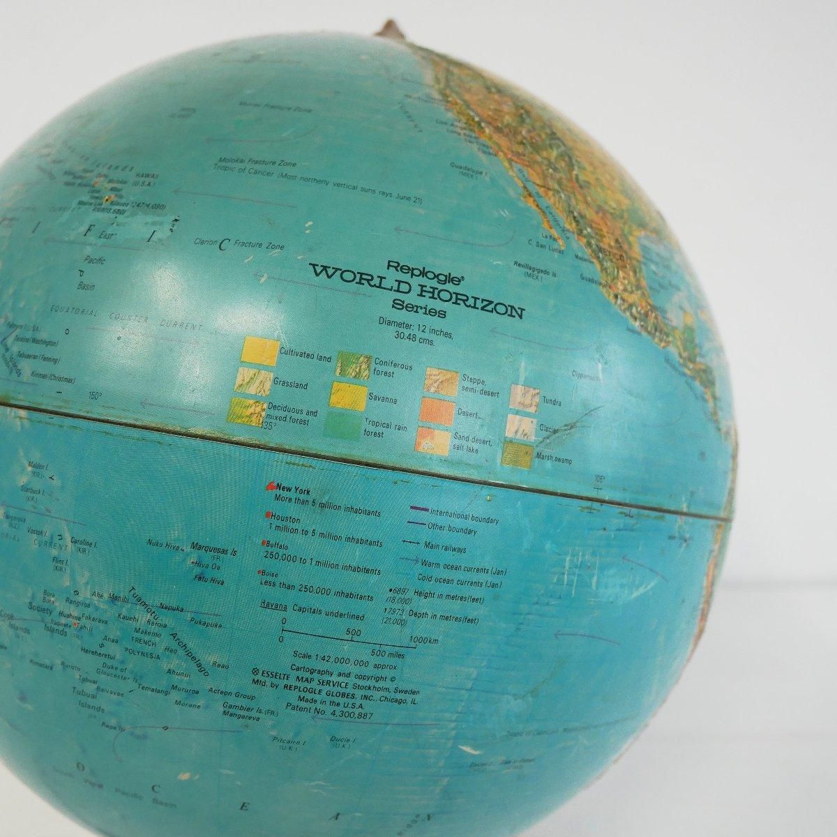 ヴィンテージ 地球儀 REPLOGLE ヴィンテージ ライト地球儀 -通販-ローズボールアンティークス