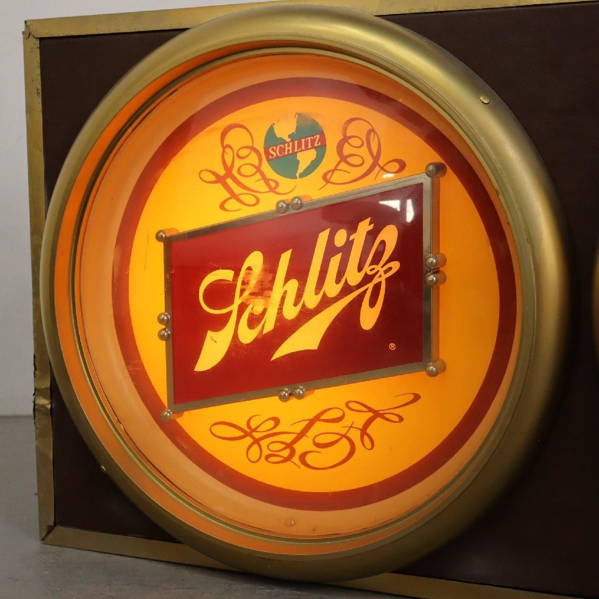 70s Schlitz ライトサイン 看板 -通販-ローズボールアンティークス