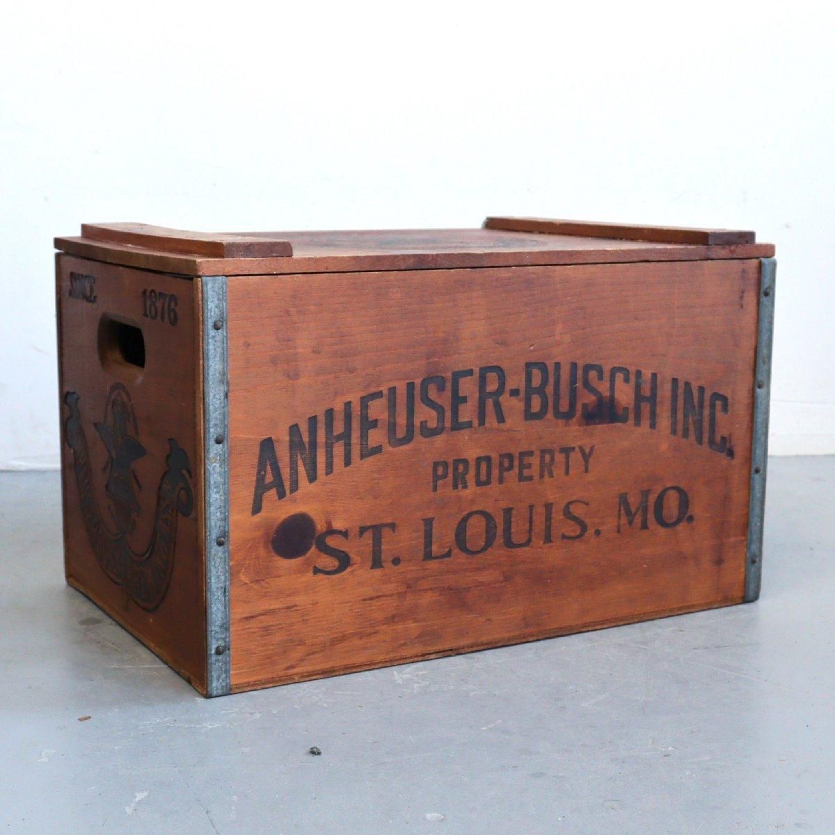 Vintage 1976 Budweiser Anheuser Busch Centennial Wooden Beer
