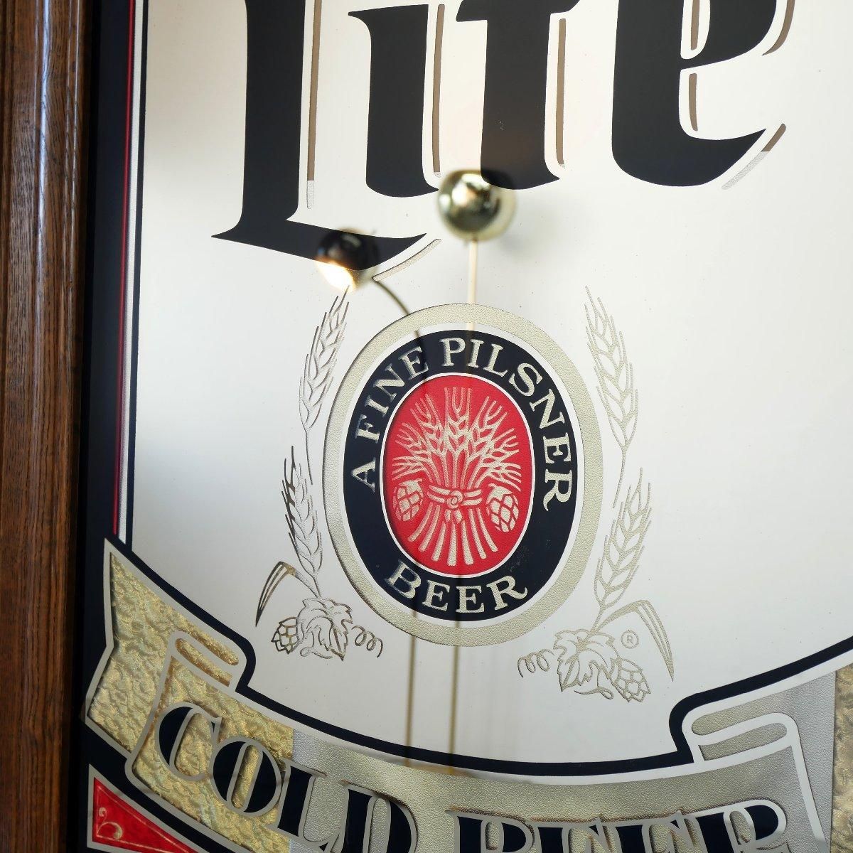 Lite BEER ヴィンテージ パブミラー ミラーライトビール ヴィンテージ パブミラー ビール -通販-ローズボールアンティークス