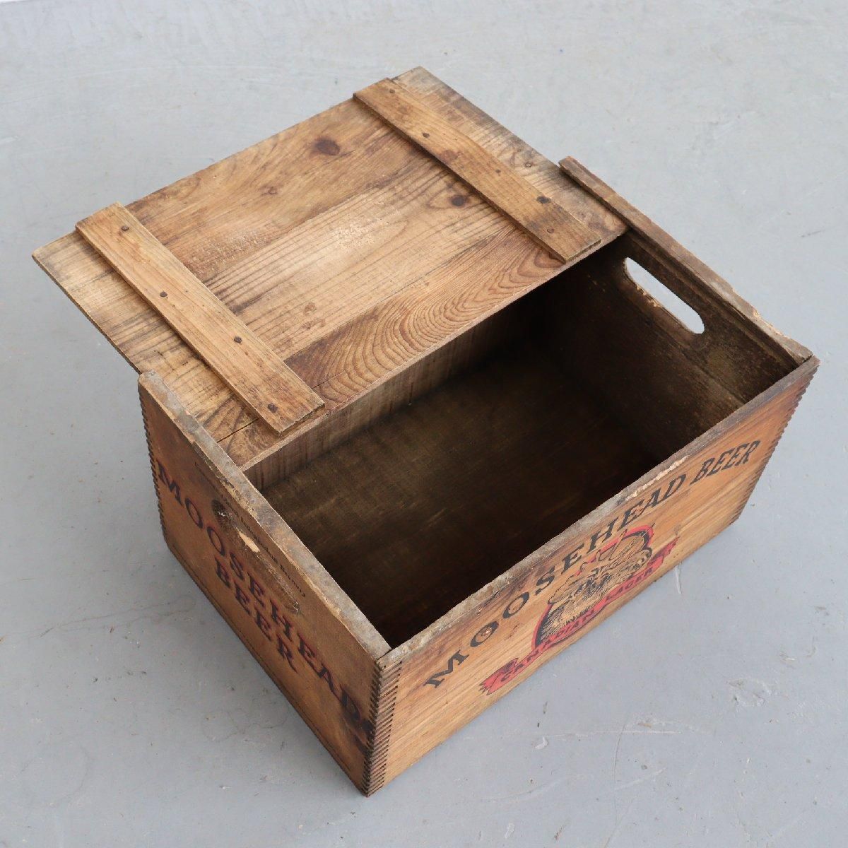 ヴィンテージ 蓋つき木箱 ウッドボックス -通販-ローズボール