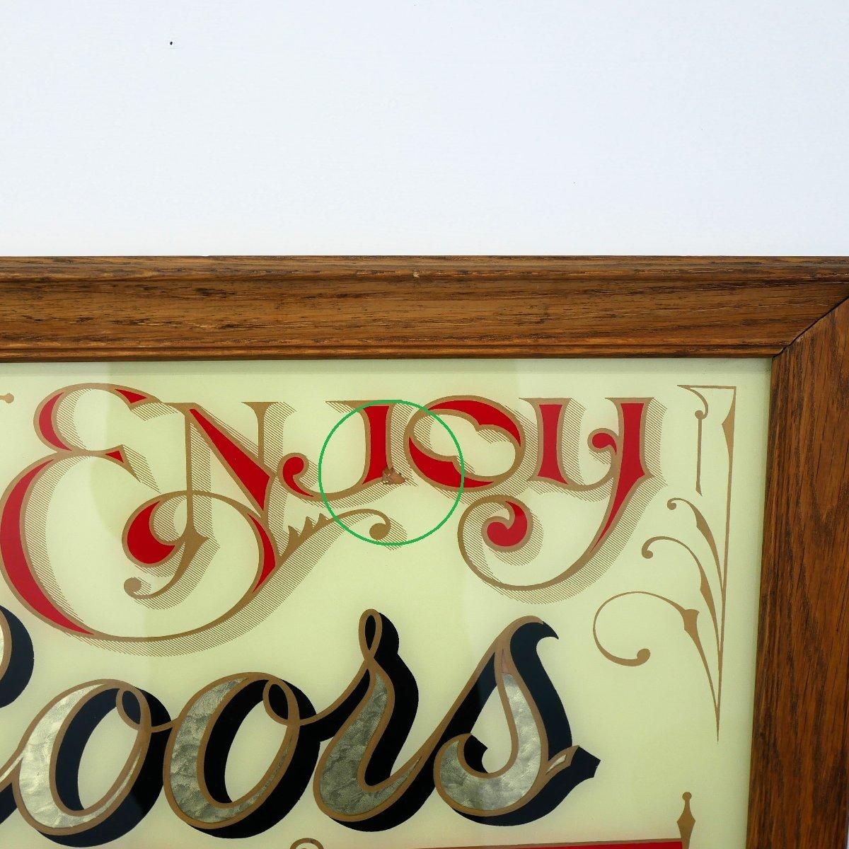 ヴィンテージ パブミラー Coors -通販-ローズボールアンティークス