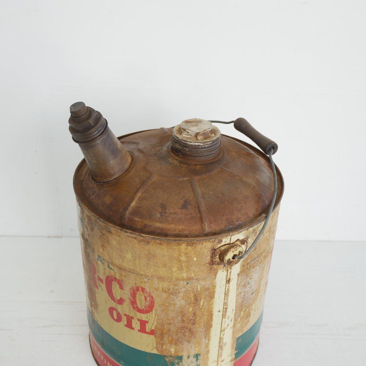 ヴィンテージ オイル缶 JEWEL MOTOR OIL アメリカン雑貨 ヴィンテージ ディスプレイ小物 オイル缶 -通販-ローズボール
