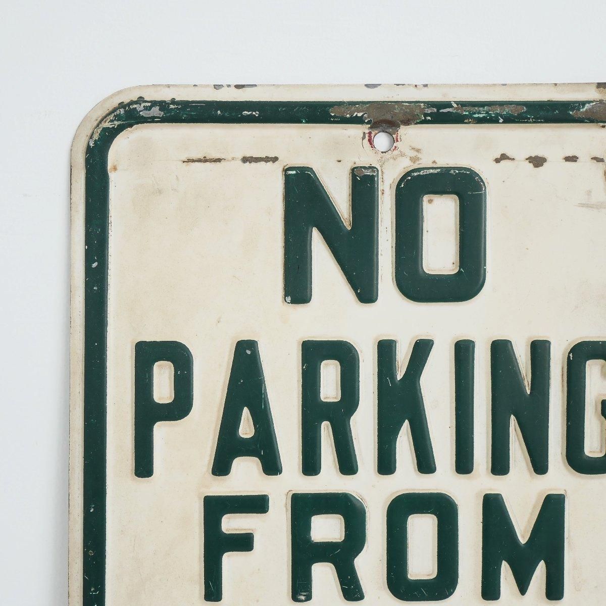 No Truck Parking 看板　トラック駐車禁止 レトロ　アンティーク No Truck Parking 看板 トラック駐車禁止 レトロ アンティーク