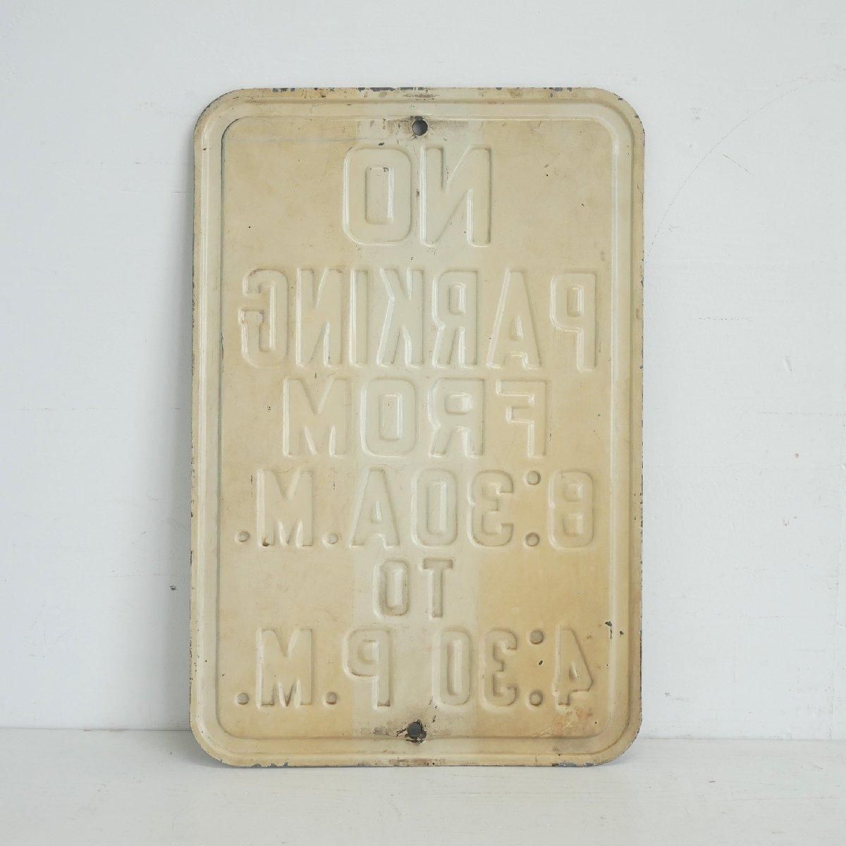 ヴィンテージ 看板 アメリカ NO PARKING ヴィンテージ NO PARKING 看板 -通販-ローズボールアンティークス