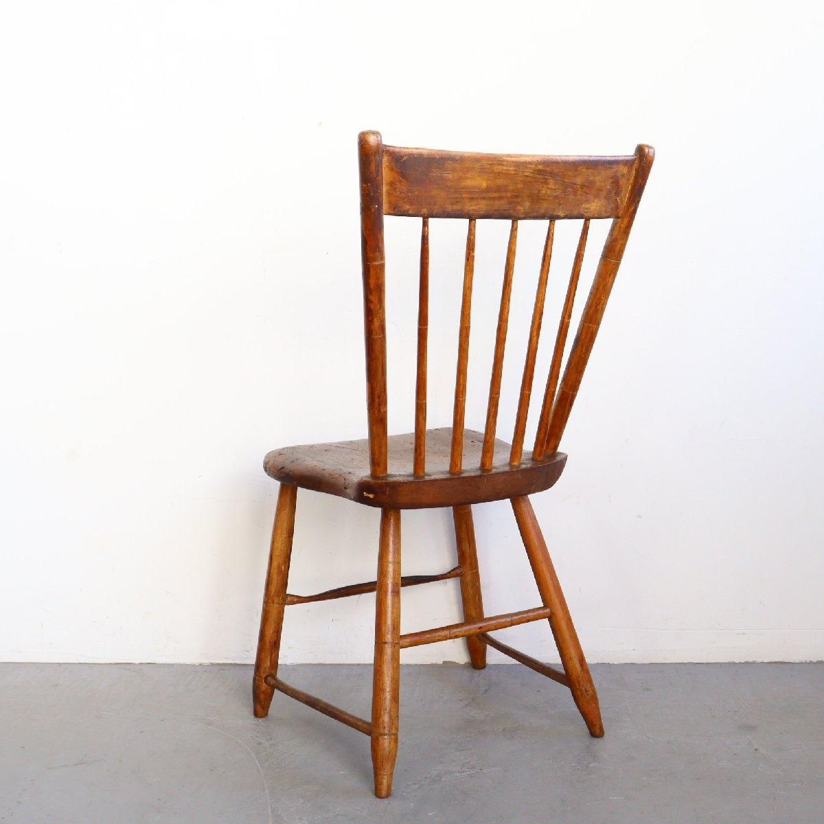 アンティーク木製　ダイニングチェア ヴィンテージ 木製 ダイニングチェア 椅子 -通販-ローズボール