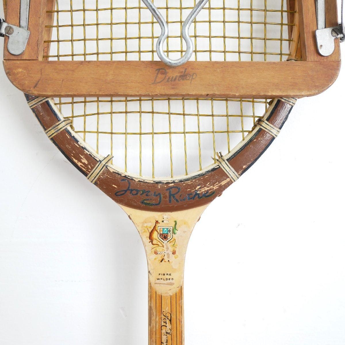 ヴィンテージ 木製 テニスラケット -通販-ローズボールアンティークス