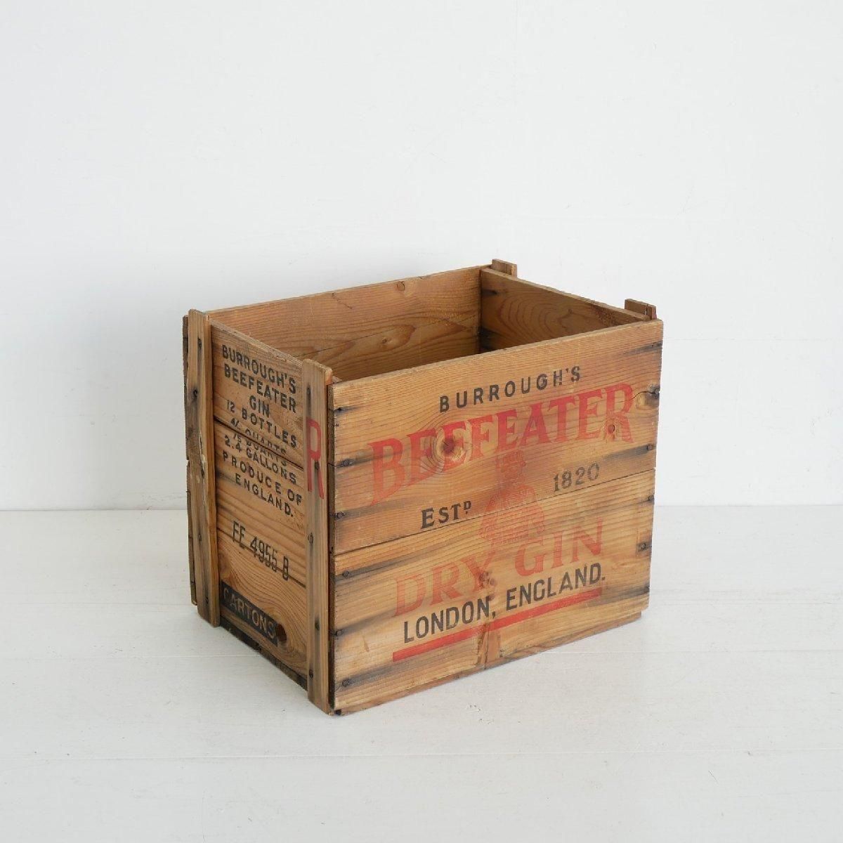 Schott ビンテージ木箱 ヴィンテージ 木箱 ロンドン ジン -通販-ローズボールアンティークス