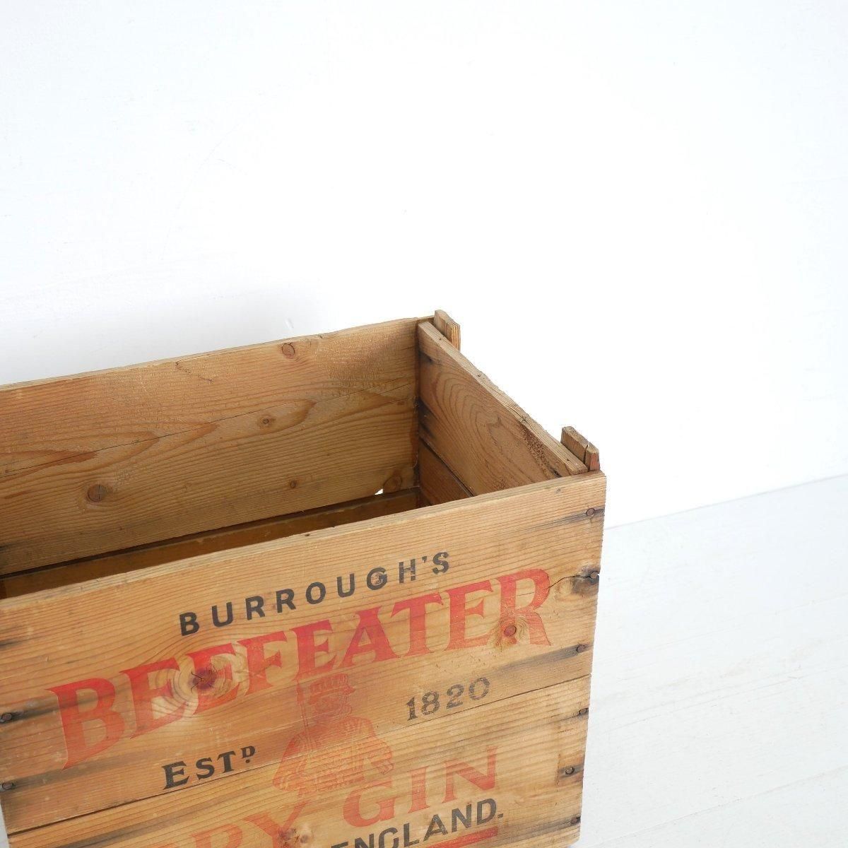 ヴィンテージ 木箱 ロンドン ジン -通販-ローズボールアンティークス