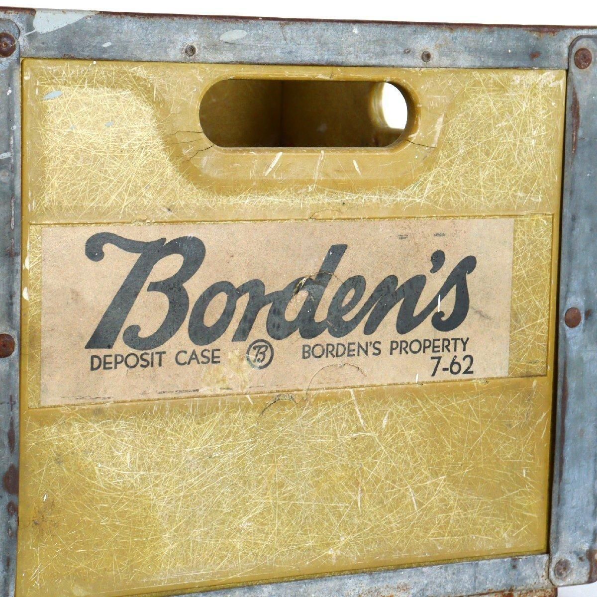 60's BORDEN'S ヴィンテージ ミルククレート アメリカ 木箱