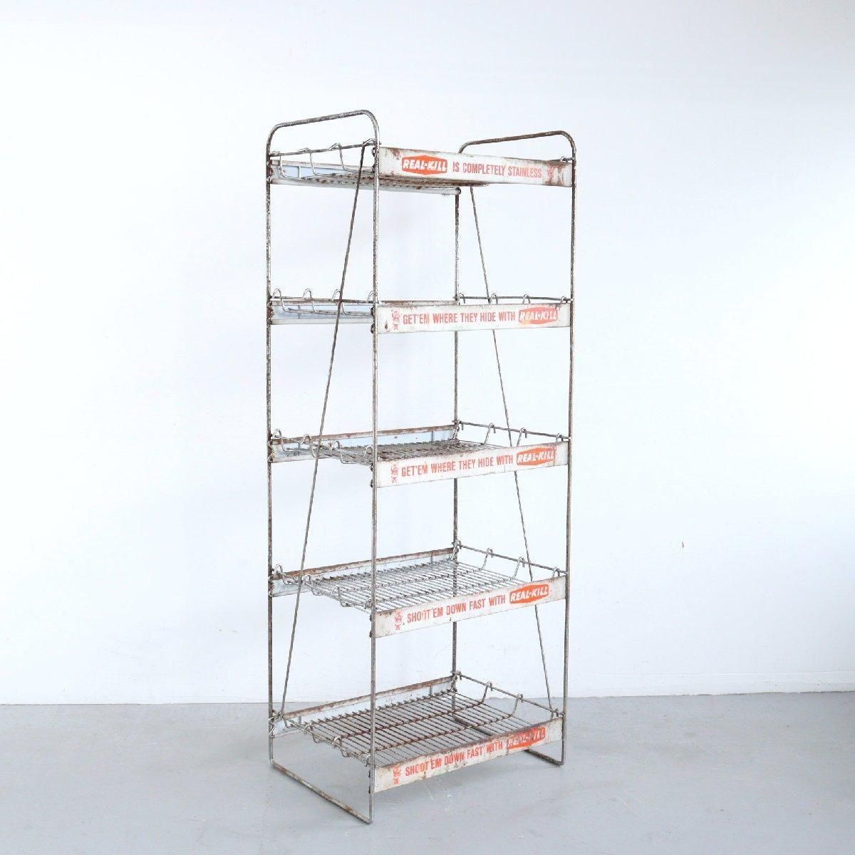 ワイヤーラック　USAヴィンテージ ワイヤーラック 棚 アメリカ ヴィンテージ -通販-ローズボール