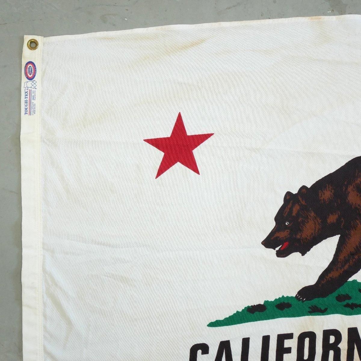 カルフォルニア州旗　USA製　ヴィンテージ カリフォルニアの州旗アメリカヴィンテージ