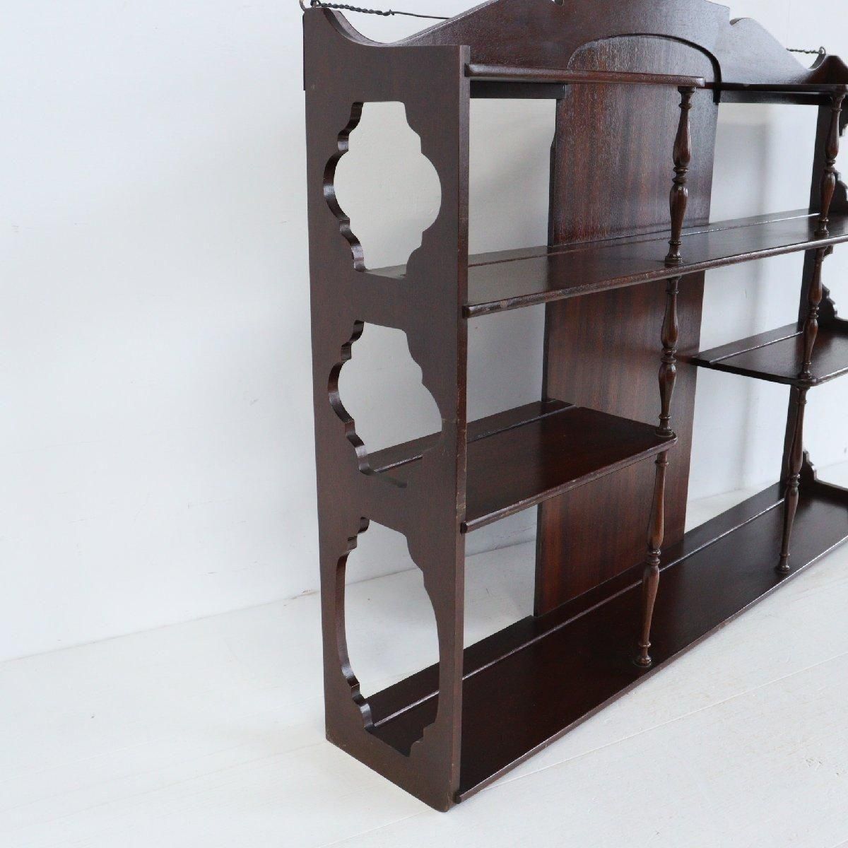 ヴィンテージ ウッド ウォールラック 木製 -通販-ローズボール