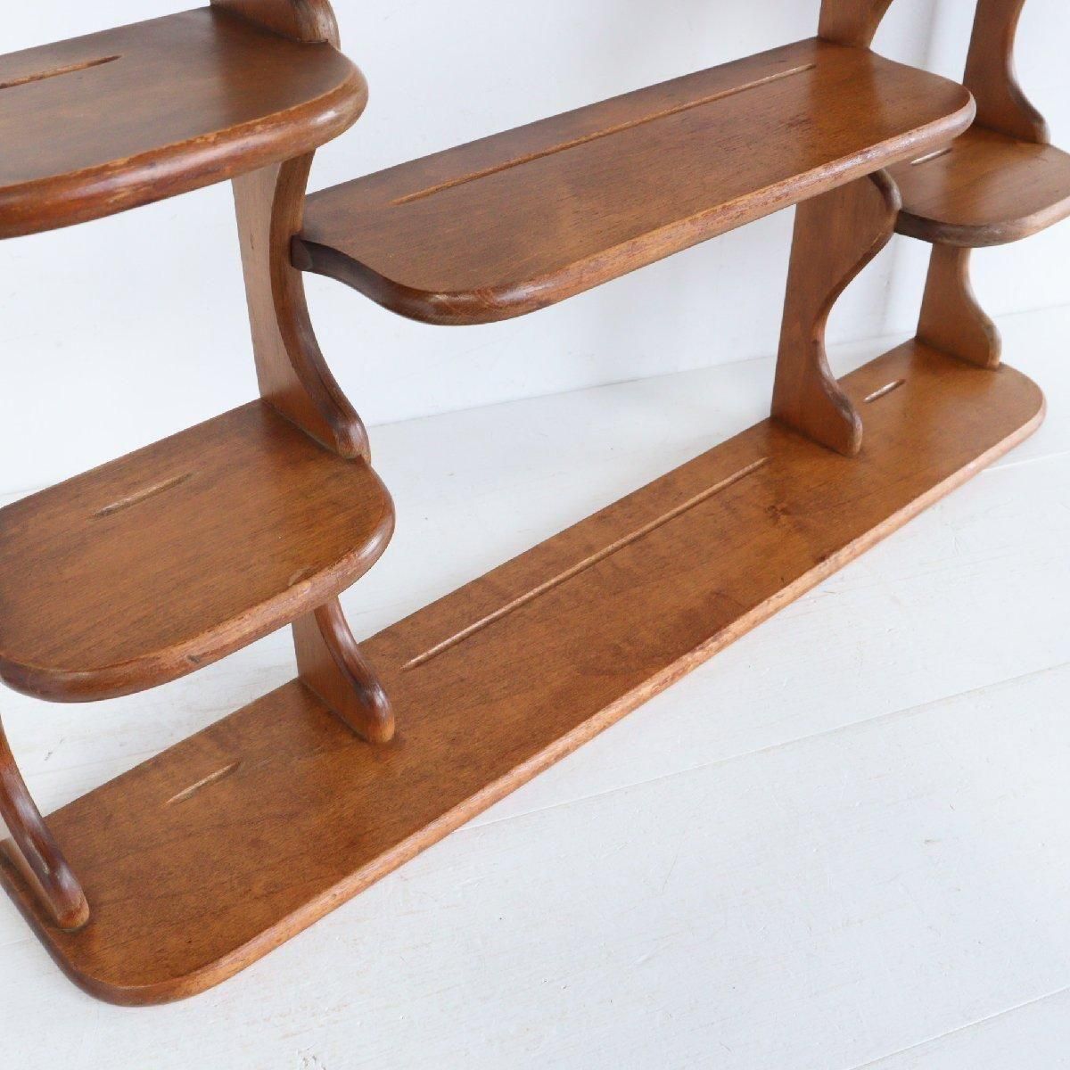 ヴィンテージ木製ラック アンティーク家具 ヴィンテージ ウッド ウォールラック 木製 -通販-ローズボール