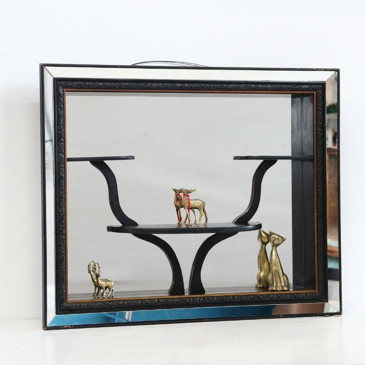 シャドーボックス ミッドセンチュリー ロカビリー 50's ヴィンテージ ヴィンテージ シャドーボックス 飾り棚 -通販-ローズボールアンティークス