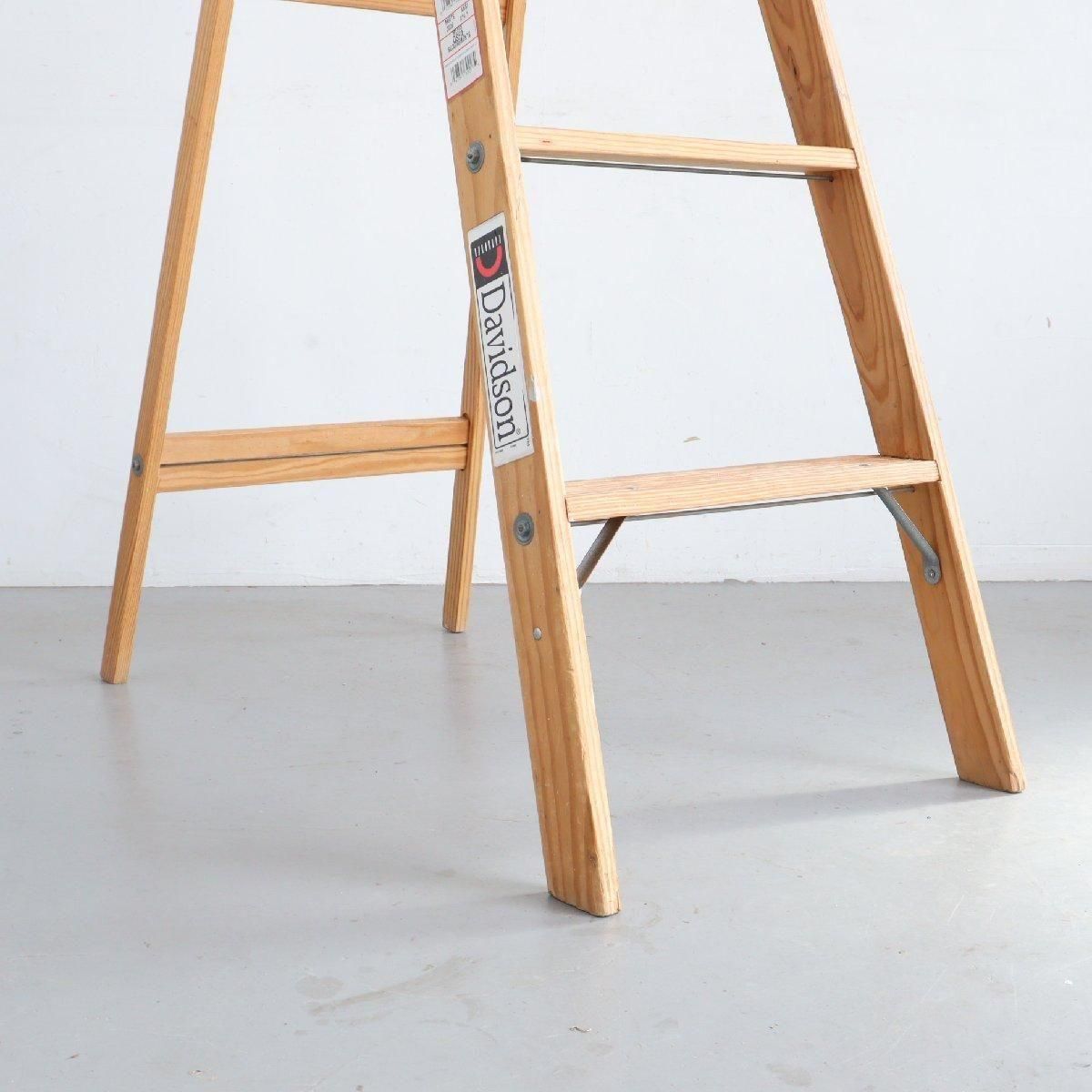 アメリカ ヴィンテージ 木製 脚立 アメリカ ヴィンテージ 脚立 木製ラダー -通販-ローズボールアンティークス