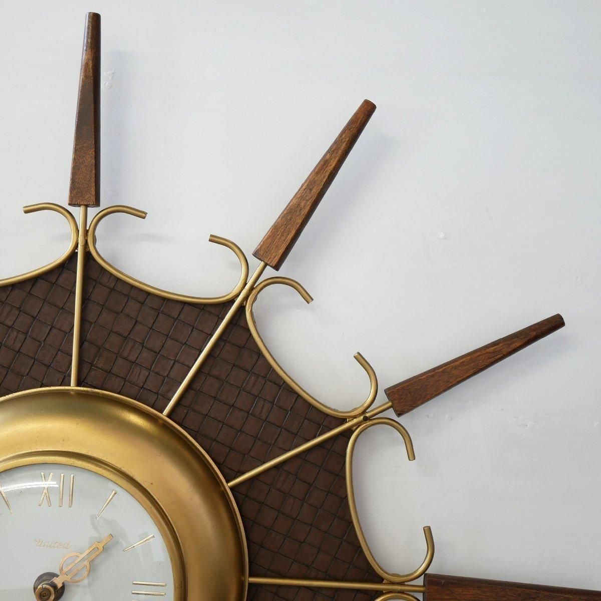 50s United サンバーストクロック -通販-ローズボールアンティークス