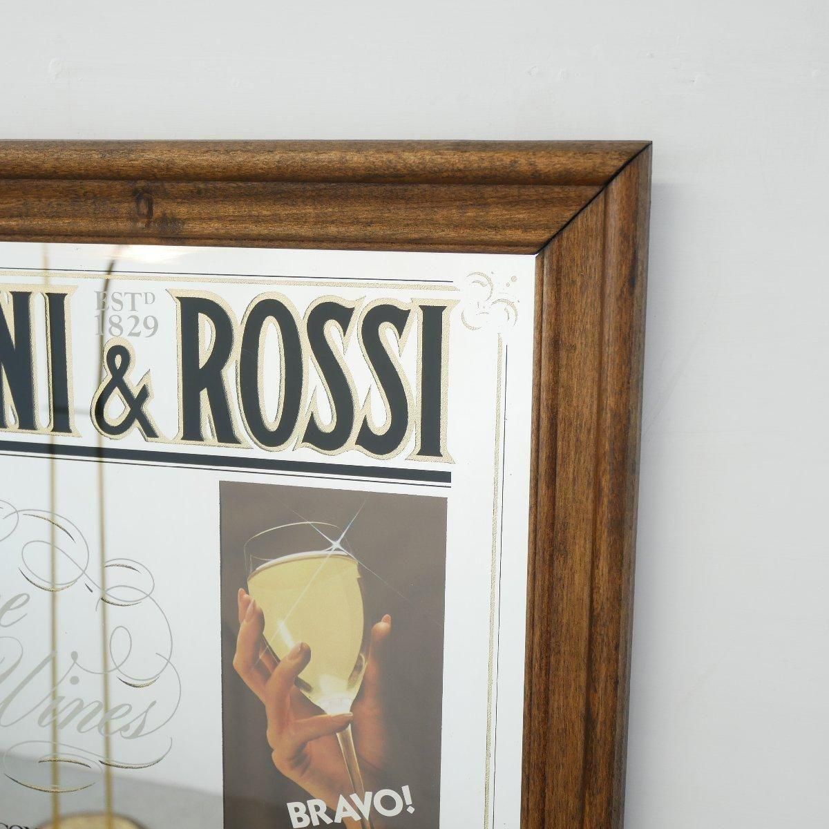 ヴィンテージ パブミラー 酒場 額装 -通販-ローズボールアンティークス