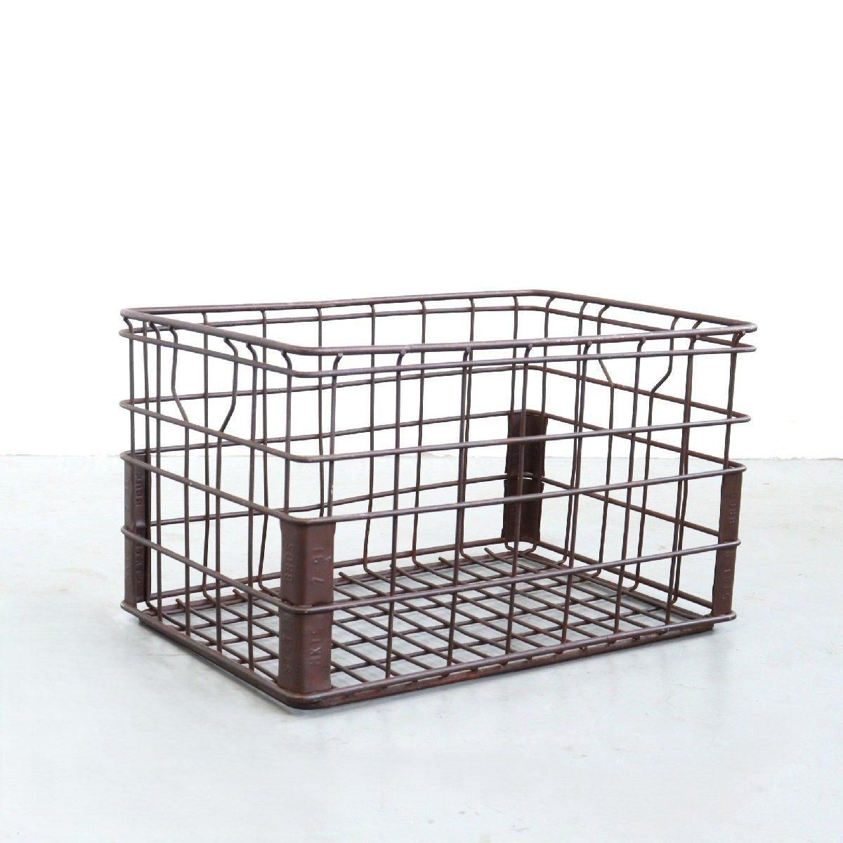 ヴィンテージ　ワイヤーバスケット ヴィンテージ ワイヤーバスケット 鉄カゴ -通販-ローズボール