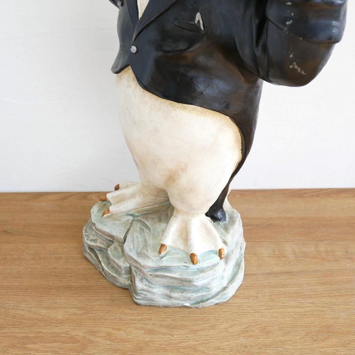 ペンギン アンティーク木製スカンディアペンギン❤︎マウイ島ラハイナギャラリー HANSA（ぬいぐるみ） BH6103 コガタペンギン HANSA こがた