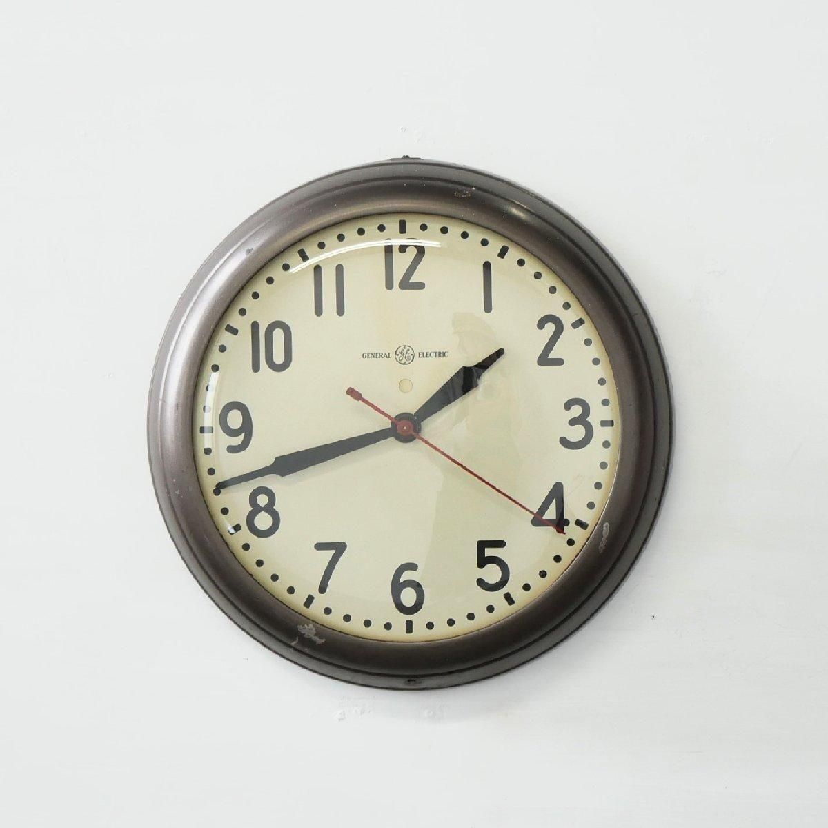 GENERAL ELECTRIC　 スクールクロック　壁掛け時計　ビンテージ 60s GENERAL ELECTRIC 時計 スクールクロック アメリカ USA