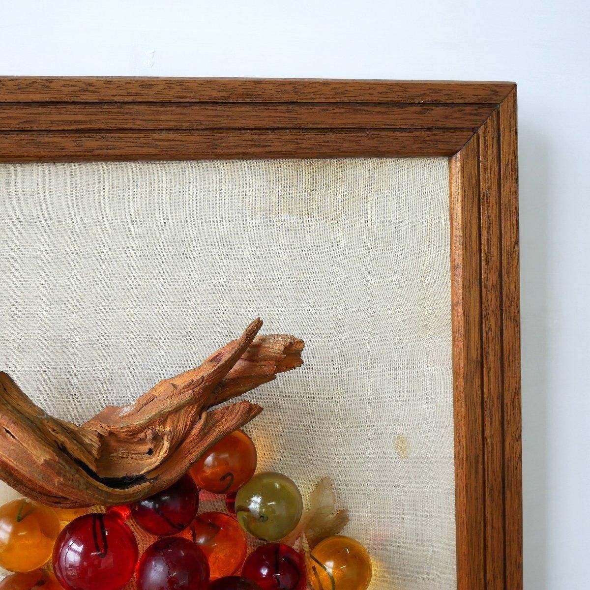 アクリル樹脂 ぶどう オブジェ 額装 -通販-ローズボール