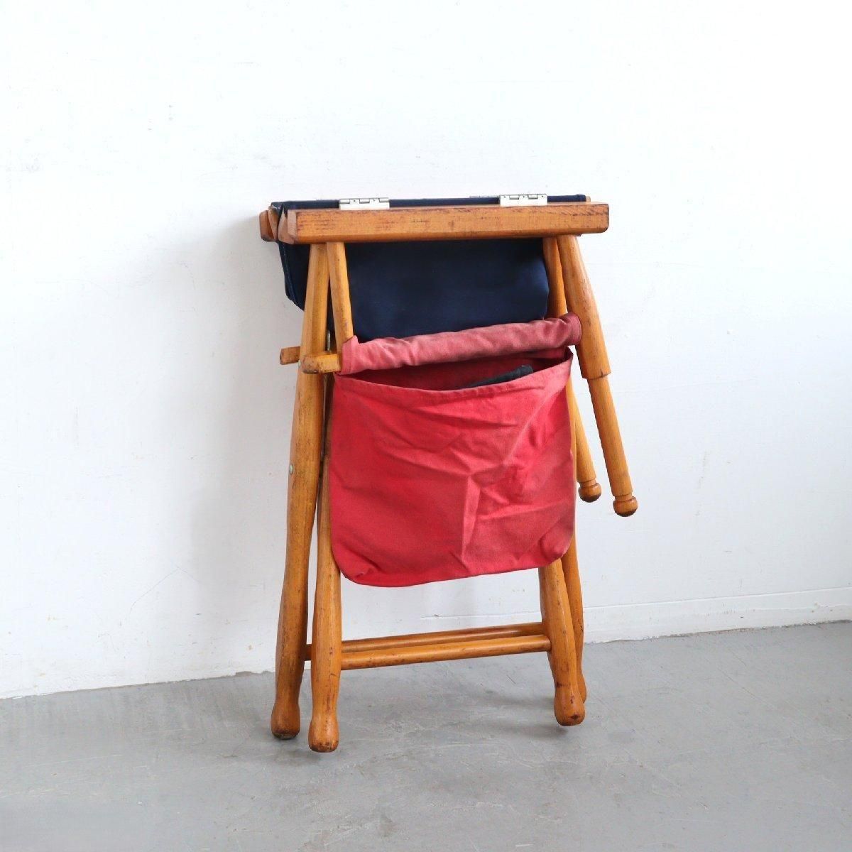 ディレクターズチェア　アメリカ製　折りたたみチェア　ヴィンテージ　アンティーク ディレクターズチェア 折りたたみ 椅子 USモダン アウトドア