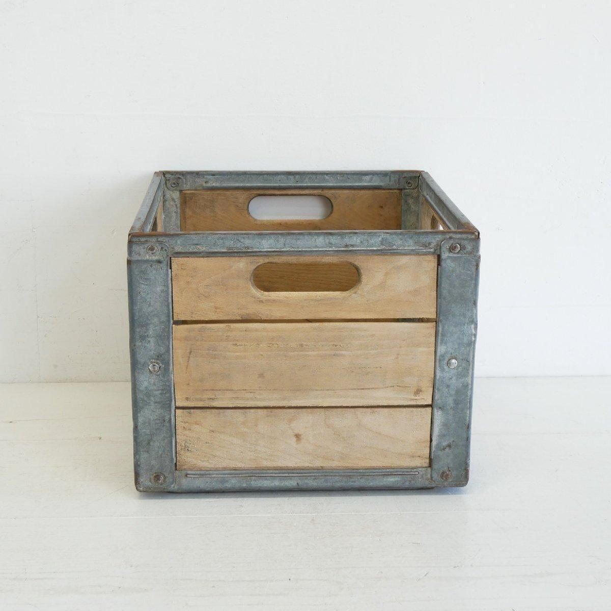 ヴィンテージ 木箱 ミルククレート -通販-ローズボールアンティークス