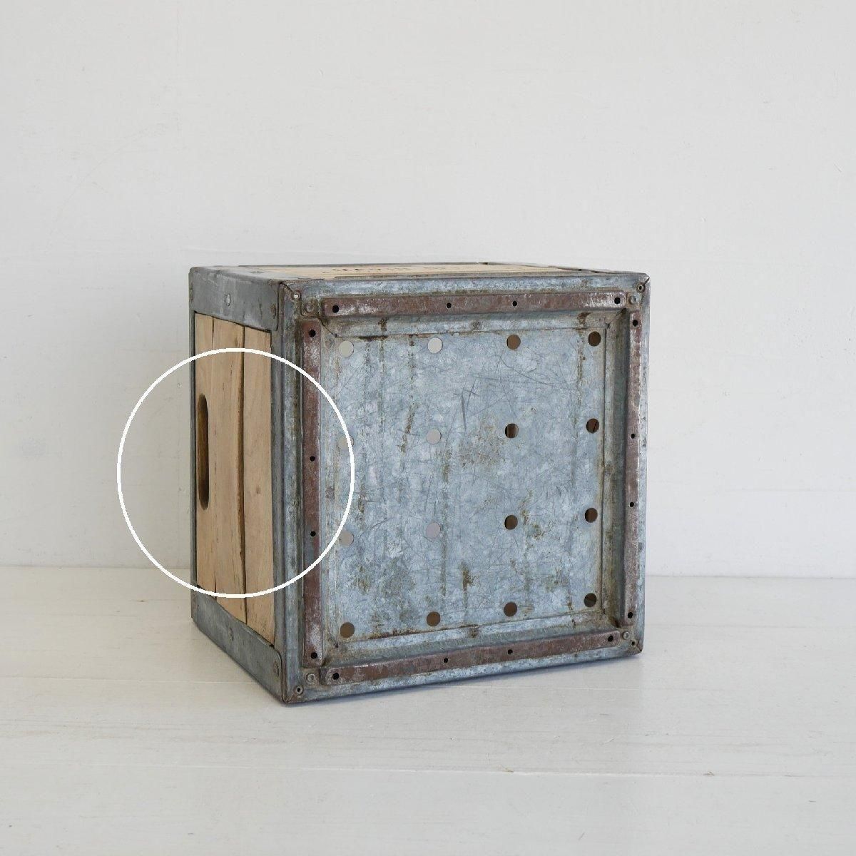 ヴィンテージ ミルククレート（ミルク瓶付） ヴィンテージ 木箱 ミルククレート -通販-ローズボール