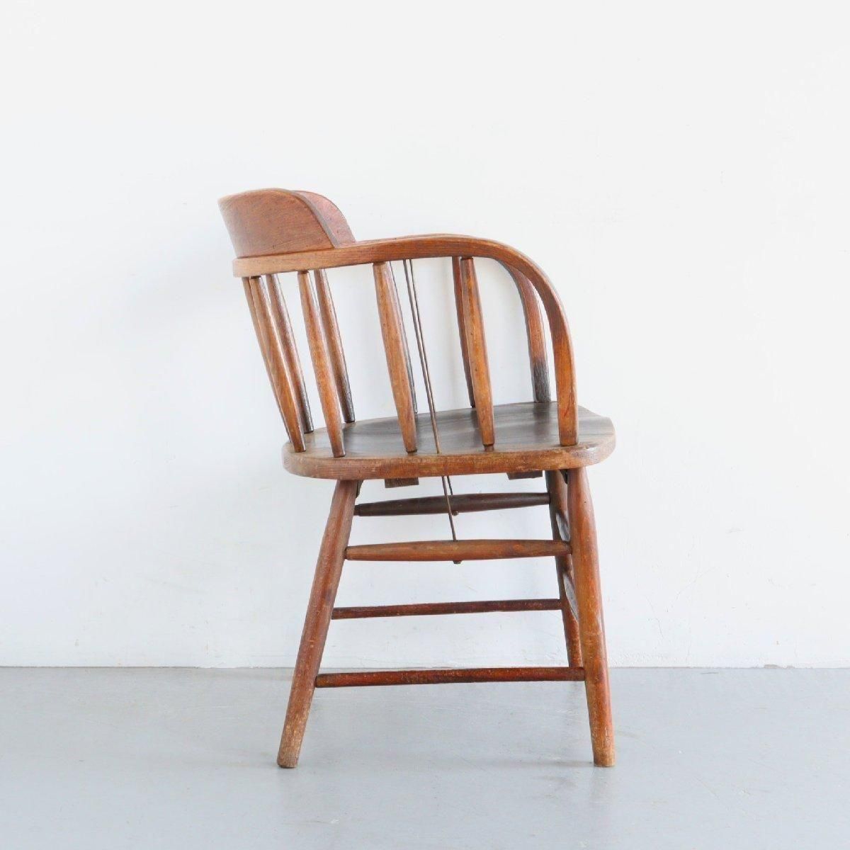 ヴィンテージ キャプテンチェア 木製 椅子 -通販-ローズボール