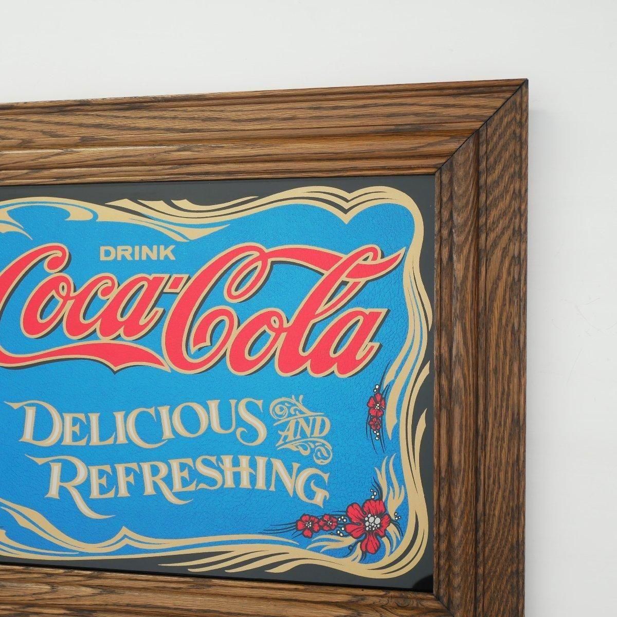 ヴィンテージ パブミラー 鏡 コカコーラ -通販-ローズボール