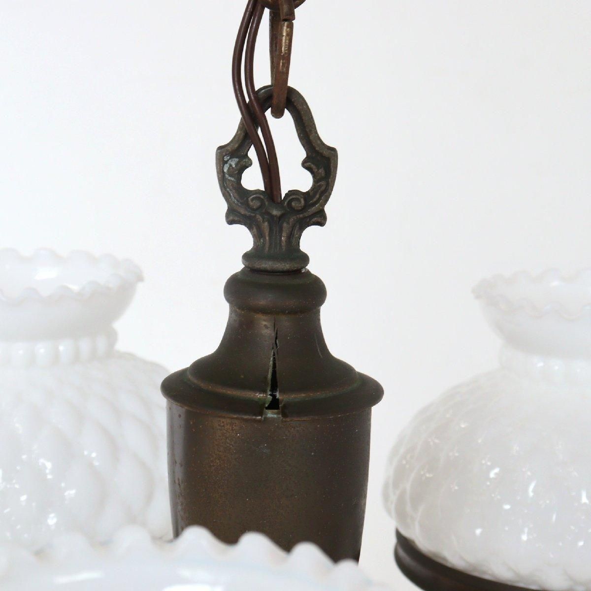 シャンデリア 真鍮 照明 1940s 5灯 -通販-ローズボール