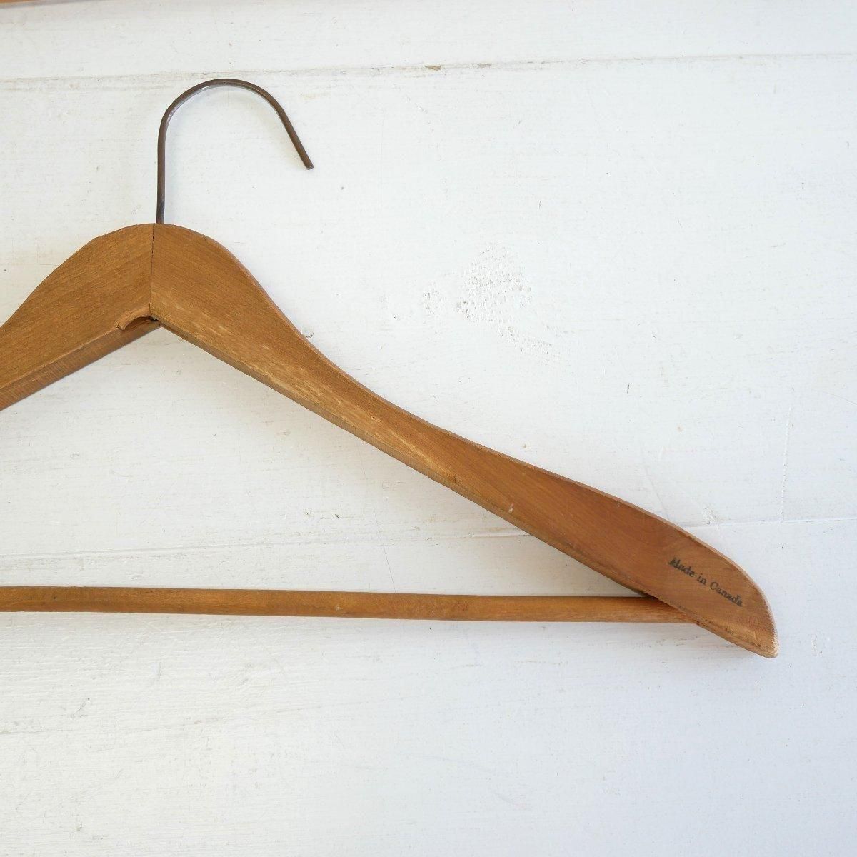 ヴィンテージ 木製ハンガー ホテル -通販-ローズボール