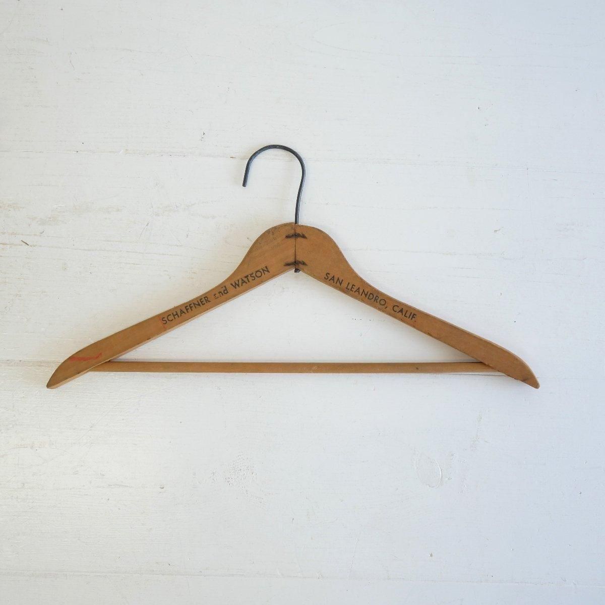 ヴィンテージ 木製ハンガー ホテル -通販-ローズボールアンティークス