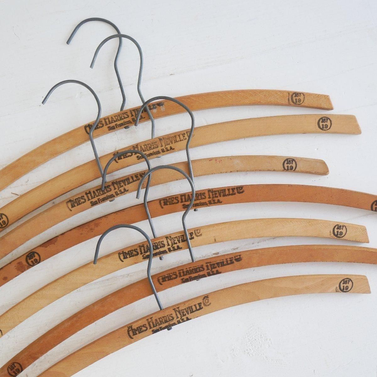 US Vintage 真鍮 ハンガー アンティーク レア 店舗什器 7本セット