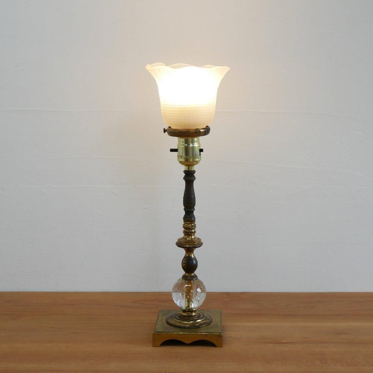 フロストガラスシェード テーブルランプ イタリアンマーブル フロストガラスシェード テーブルランプ イタリアンマーブル