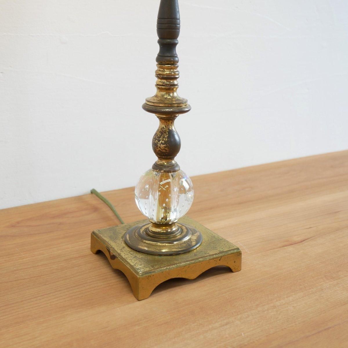 フロストガラスシェード テーブルランプ -通販-ローズボールアンティークス