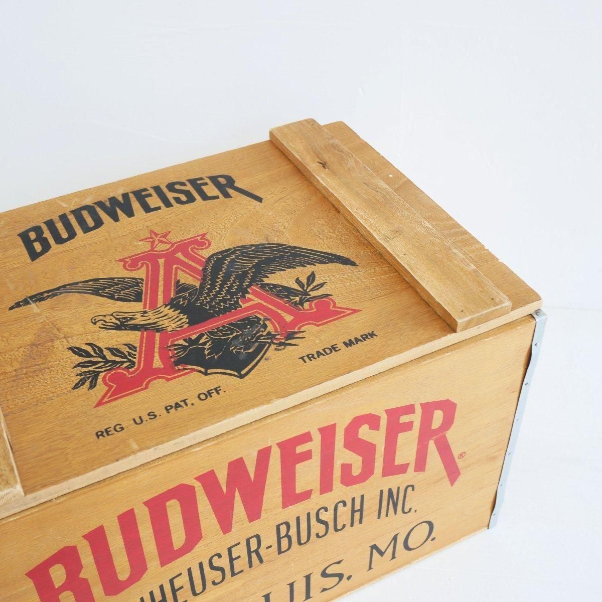 ヴィンテージ 木箱 運搬箱 バドワイザー -通販-ローズボールアンティークス
