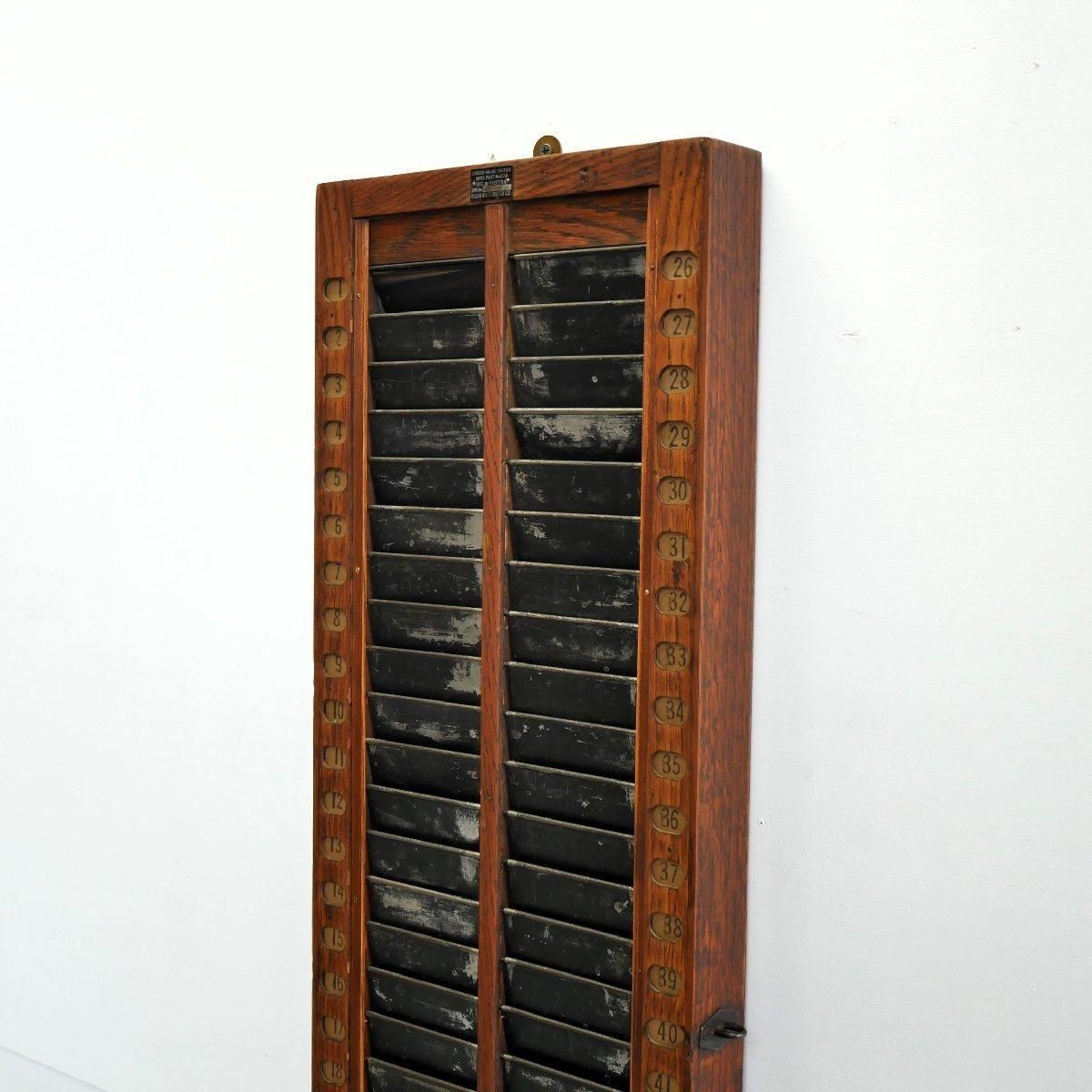 アンティーク タイムカードホルダー ラック -通販-ローズボール