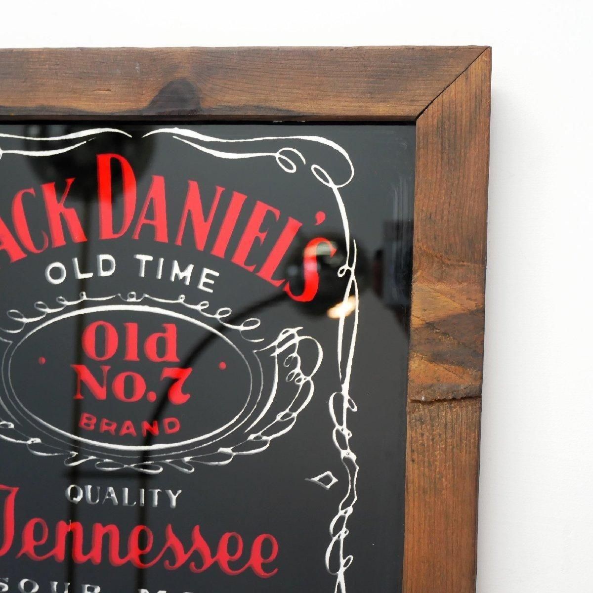 パブミラー　　Jack Daniel's　オールド　　　アンティーク 送料無料】ビンテージパブミラー Jack Daniel's （ジャック