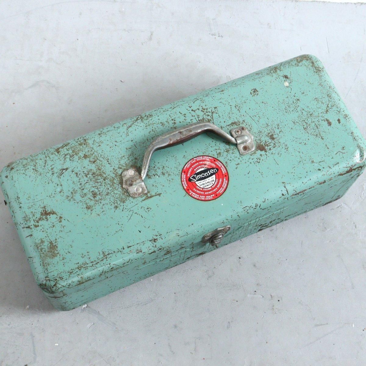 アンティーク　ツール ヴィンテージ ウッドツールボックス 工具入れ -通販-ローズ